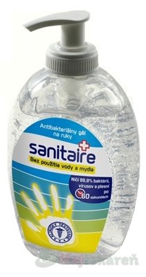E-shop SANITAIRE antibakteriálny gél na ruky 300ml