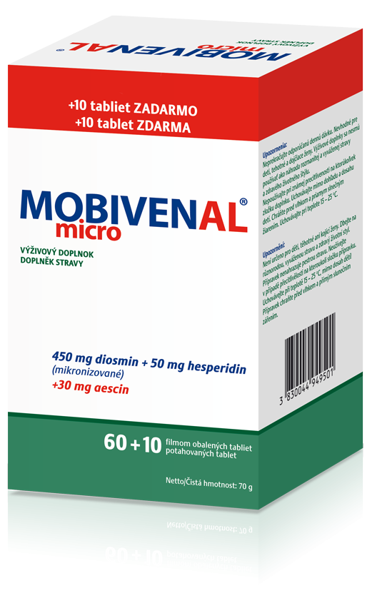 E-shop Mobivenal Micro na cievny systém 70 tbl