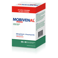 MOBIVENAL Micro na cievny systém 70 tabliet