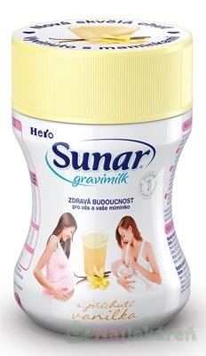 E-shop SUNAR Gravimilk, mliečny nápoj (VANILKA) 300 g