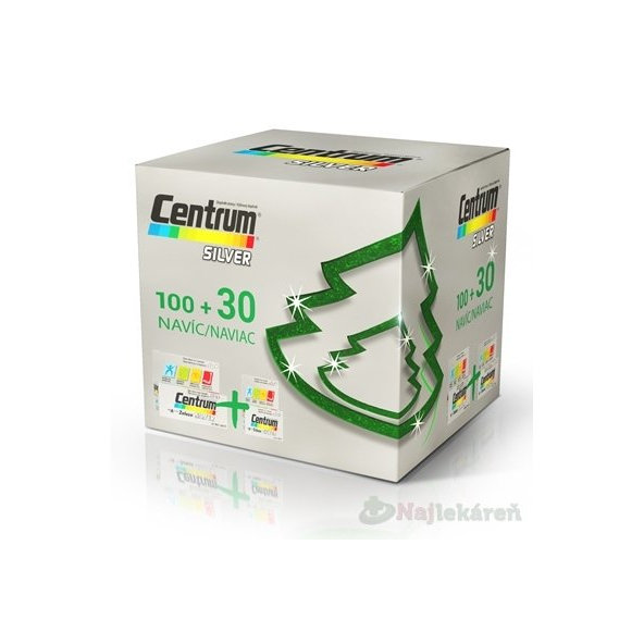 Centrum Silver (Vianočné balenie) 100+30 tabliet