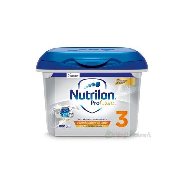Nutrilon 3 ProFutura Nová mliečna výživa 800g