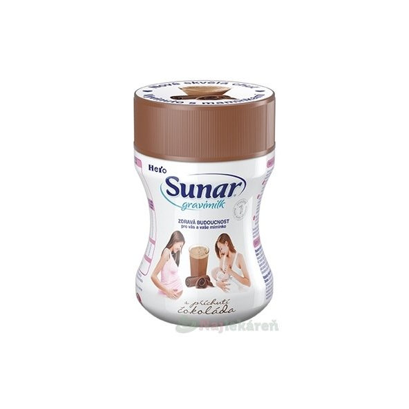 SUNAR Gravimilk, mliečny nápoj (ČOKOLÁDA) 300 g