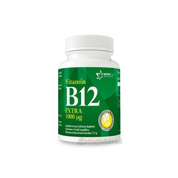 NUTRICIUS Vitamín B12 EXTRA 1000 μg