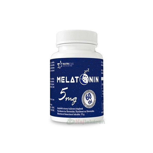 NUTRICIUS Melatonín 5 mg 60tbl