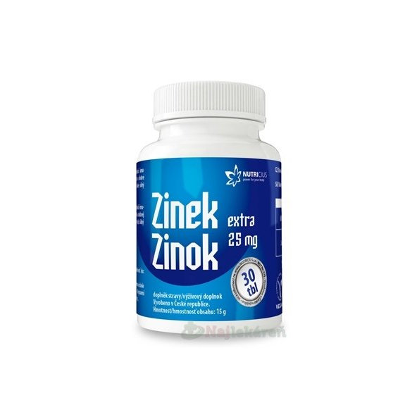 NUTRICIUS Zinok EXTRA 25 mg 30 tabliet