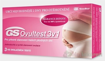 E-shop GS Ovultest 3v1 ovulačný test samodiagnostický 1x3 ks