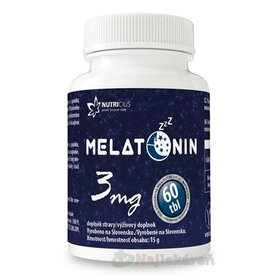NUTRICIUS Melatonín 3 mg 60 tabliet