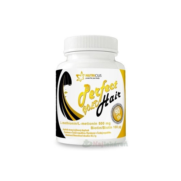 NUTRICIUS Perfect HAIR gold, 90 ks