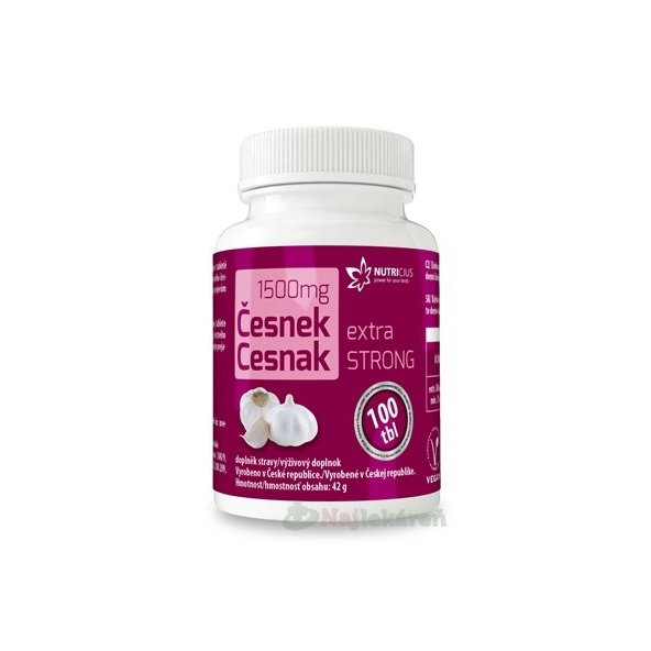NUTRICIUS Cesnak extra STRONG 100 tbl