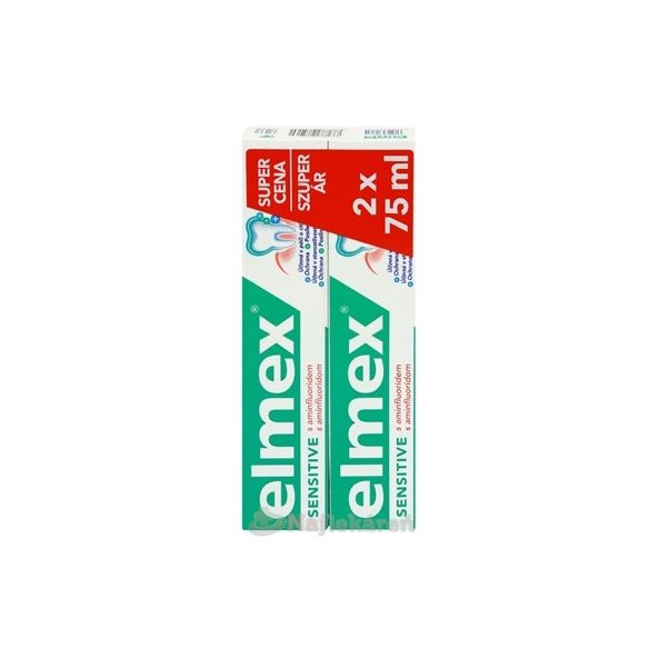 ELMEX SENSITIVE ZUBNÁ PASTA DUOPACK 2x75 ml