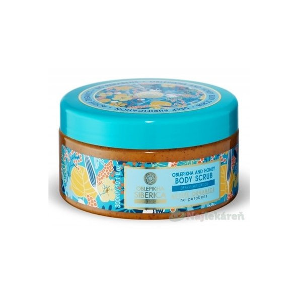 NATURA SIBERICA OBLEPIKHA AND HONEY Body scrub 300ml