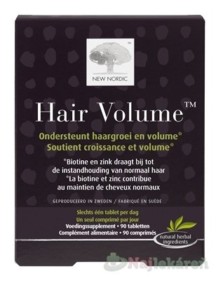 E-shop NEW NORDIC HAIR VOLUME pre zdravé vlasy a nechty 90tbl