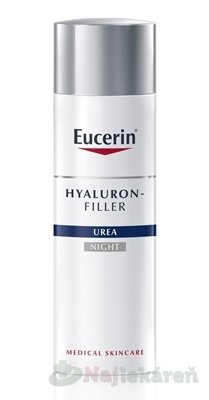 E-shop Eucerin HYAL-UREA nočný krém proti vráskam 50ml