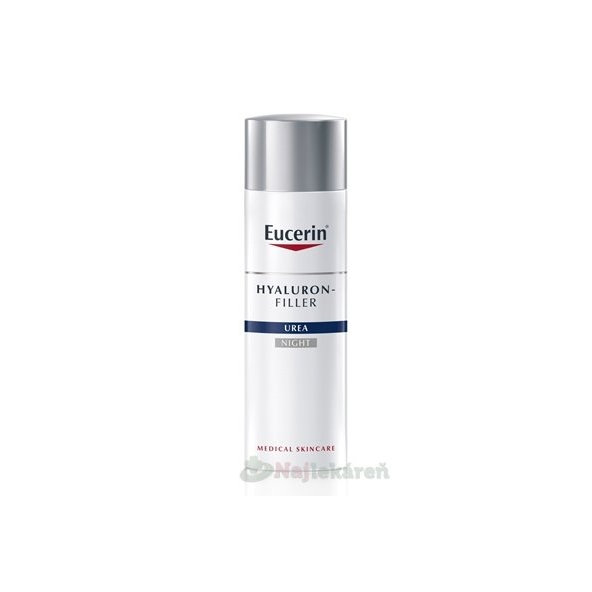 Eucerin HYAL-UREA nočný krém proti vráskam 50ml
