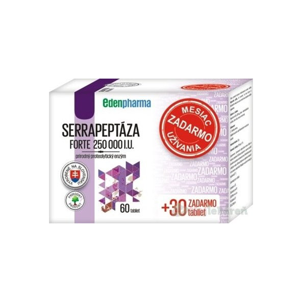 EDENPharma SERRAPEPTÁZA Forte 250 000 I.U. Vianoce