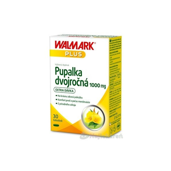 WALMARK Pupalka dvojročná 1000 mg (inov. 2019) 1x30 ks