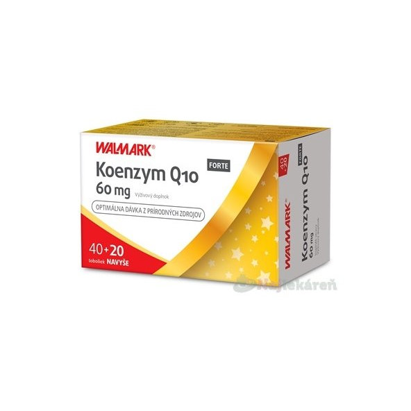 WALMARK Koenzym Q10 FORTE 60 mg 50+10cps