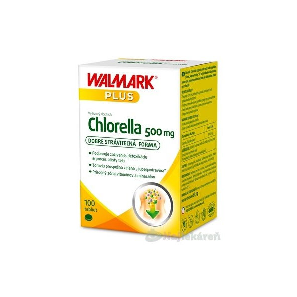 WALMARK Chlorella 500 mg (inov. obal 2019)  1x100 ks