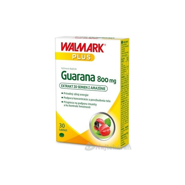 WALMARK Guarana 800 mg (inov. obal 2019)  1x30 ks