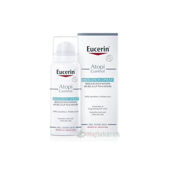 Eucerin AtopiControl Sprej proti svrbeniu 50ml