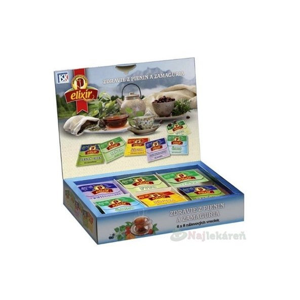 AGROKARPATY kazeta bylinných čajov ZDRAVIE Z PIENIN A ZAMAGURIA 48ks