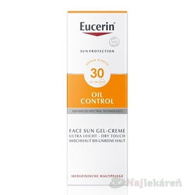 Eucerin SUN OIL CONTROL SPF 30 krémový gél 50ml