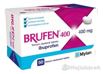 E-shop Brufen 400 mg pri bolesti svalov 50 tabliet