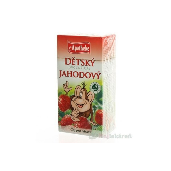 APOTHEKE DETSKÝ OVOCNÝ ČAJ JAHODOVÝ 20x2 g