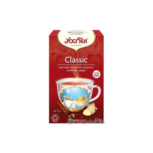 YOGI TEA Classic BIO čajová zmes 17x2,2g