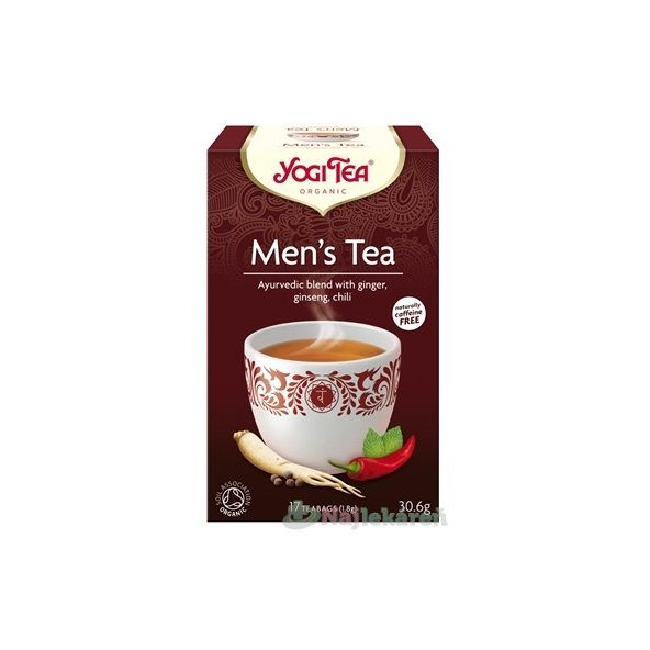 YOGI TEA Pre mužov BIO ajurvédska čajová zmes 17x1,6g