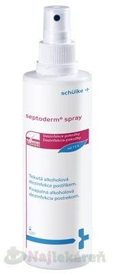 E-shop Septoderm spray dezinfekcia pokožky rozprašovač 250ml