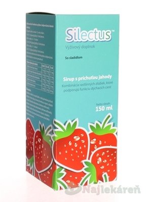 E-shop Silectus sirup s príchuťou jahody