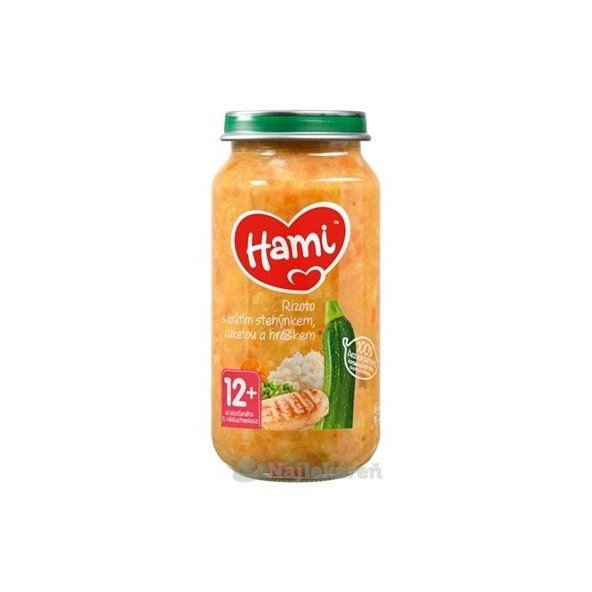 Hami príkrm Rizoto s morčacím stehienkom, cuketou 250g