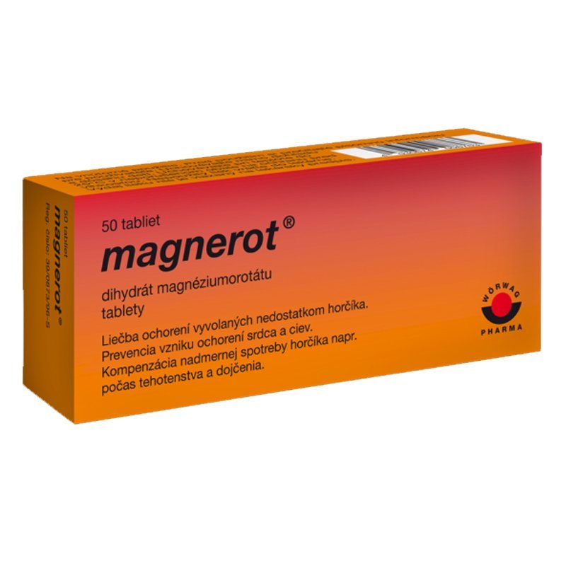 E-shop MAGNEROT - magnézium ( horčík ), 50 tabliet