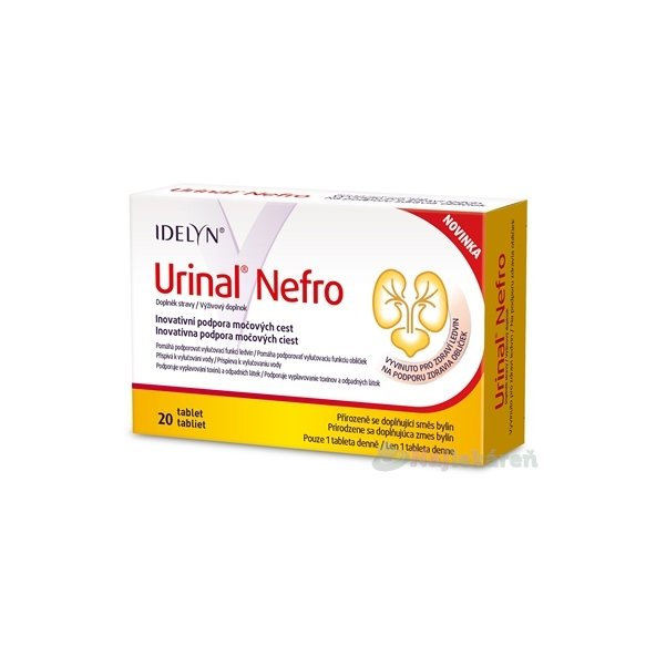 Idelyn Urinal Nefro na močové cesty 20 tabliet