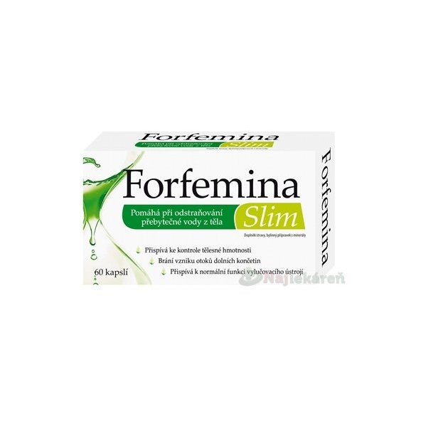 Dr. Theiss FORFEMINA SLIM výživový doplnok, 60 ks