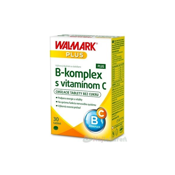 WALMARK B-komplex PLUS s vitamínom C 30 tabliet