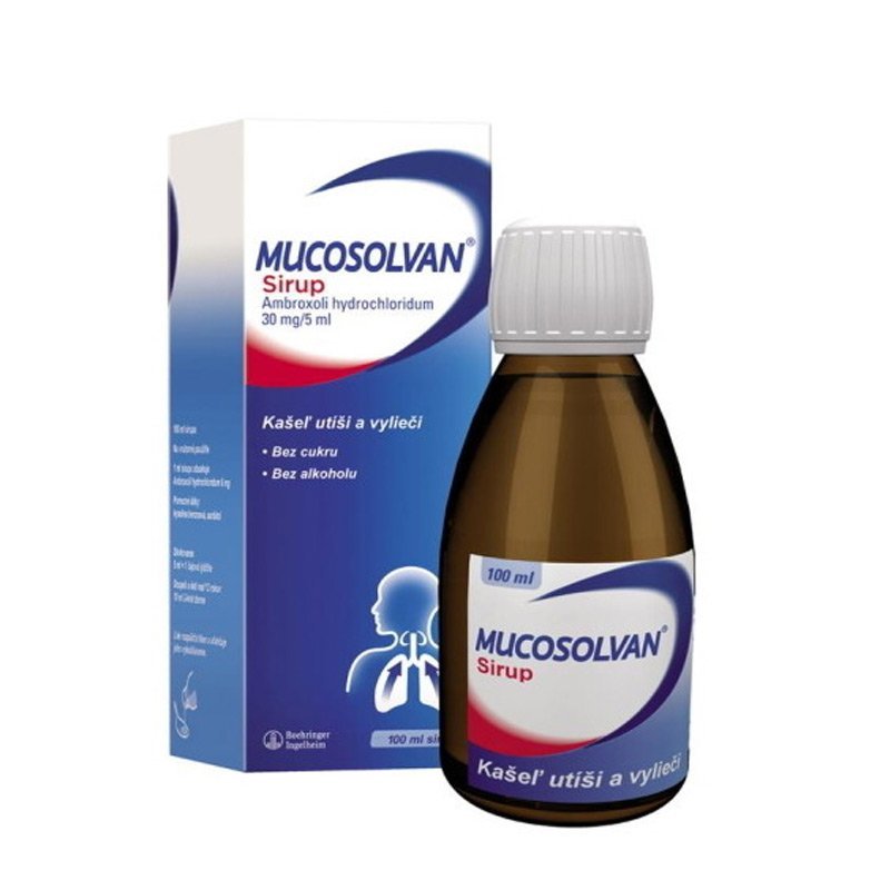E-shop Mucosolvan sirup na kašeľ 30 mg / 5 ml, 100 ml