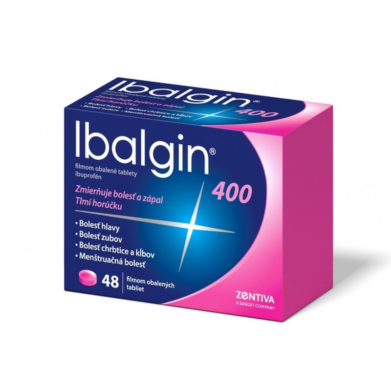 E-shop Ibalgin 400 mg proti bolesti 48 tbl