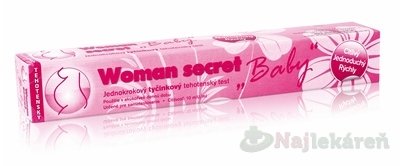 E-shop Woman secret BABY tehotenský test tyčinkový 1x1 ks