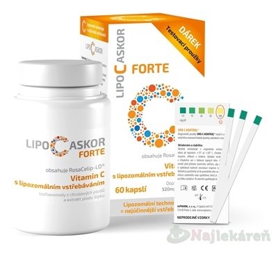 E-shop LIPO C ASKOR Forte 60cps + testovacie prúžky 4ks