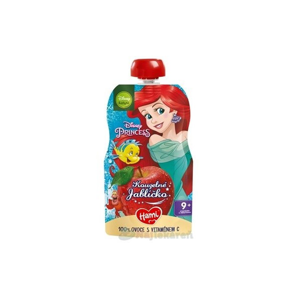 Hami Disney Princess ovocná kapsička Jabĺčko 110g