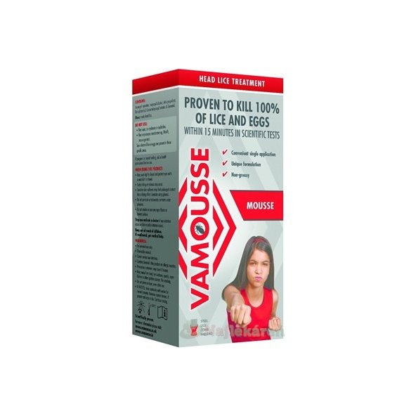 VAMOUSSE - ošetrenie hlavy proti všiam