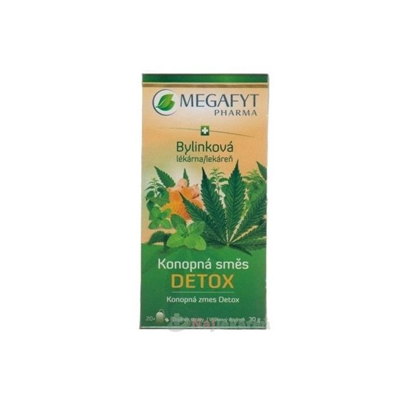 MEGAFYT Bylinková lekáreň Konopná zmes DETOX 20x1,5g