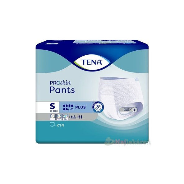 TENA Pants Plus S naťahovacie inkontinenčné nohavičky 14ks