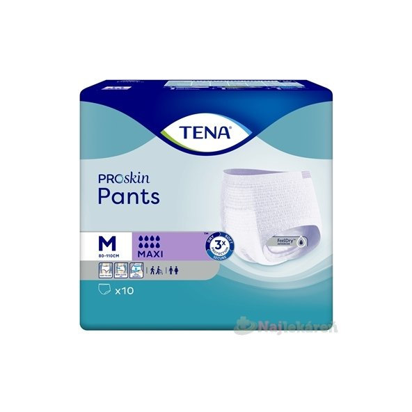 TENA Pants Maxi M naťahovacie inkontinenčné nohavičky 10ks