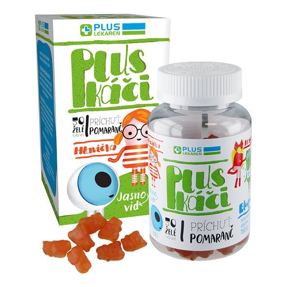 PLUS LEKÁREŇ Pluskáči želé pre deti 50ks
