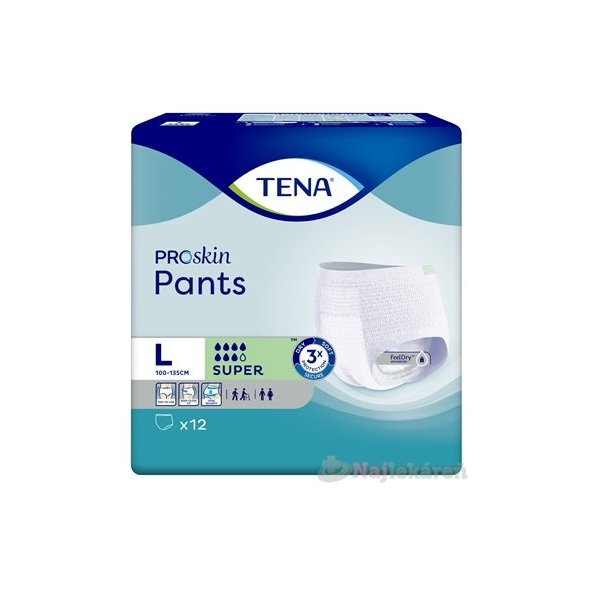 TENA Pants Super L naťahovacie inkontinenčné nohavičky 12ks
