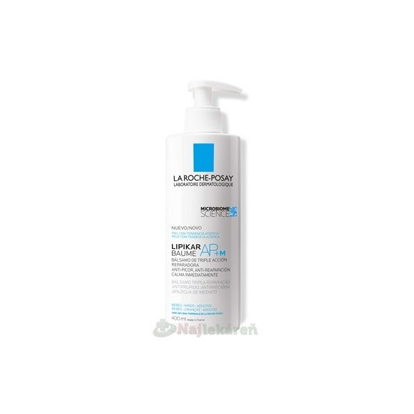 LA ROCHE-POSAY Lipikar AP+ M relipidačný telový balzam 400ml